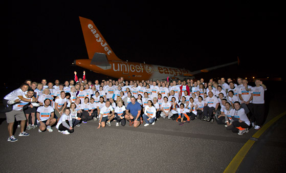 Easyjet's Midnight Runway Run For Unicef